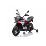 Elektrická motorka BMW - policajná JT5002B - červená